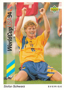 Stefan Schwarz Sweden Upper Deck World Cup 1994 Preview Eng/Ger #34